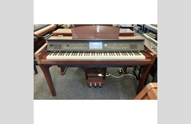 Yamaha CVP609 Polished Mahogany Digital Piano, Used - Complete Package (SN:BCSZ01004) - Image 1